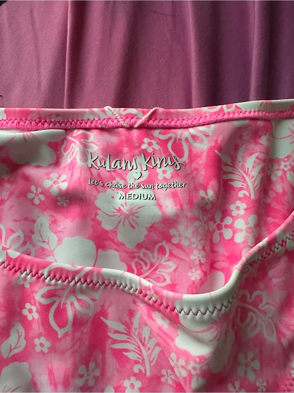 Kulani Kinis Vintage V Full Coverage Bikini Bottom Island Blush Medium